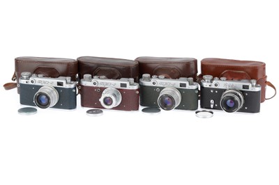 Lot 129 - A Group of FED 2 Rangefinder Cameras