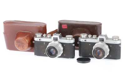 Lot 131 - A Pair of FED Zarya Cameras