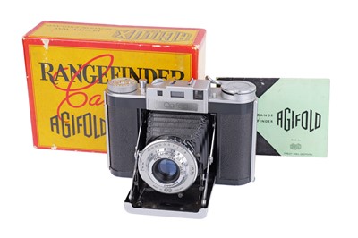 Lot 216 - An Agilux Agifold 'Prototype' Medium Format Rangefinder Camera
