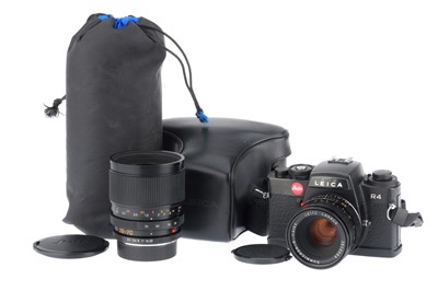 Lot 43 - A Leica R4 SLR Camera Outfit