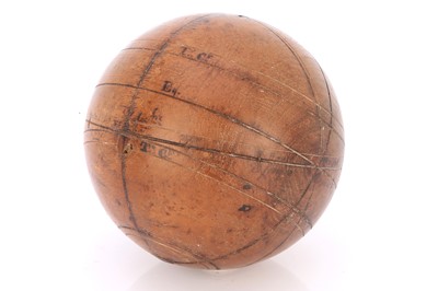 Lot 69 - An Early Boxwood Teaching Globe