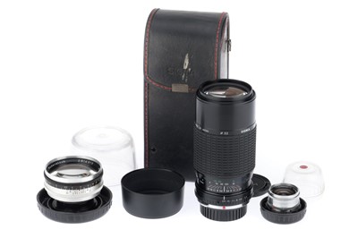 Lot 484 - A Group of Camera Lenses