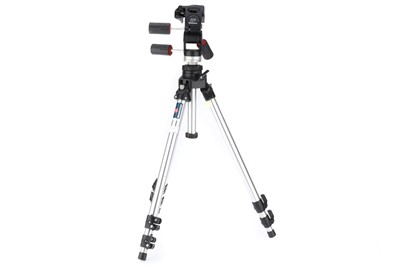 Lot 616 - A Manfrotto 055 Tripod & 029 Tripod Head