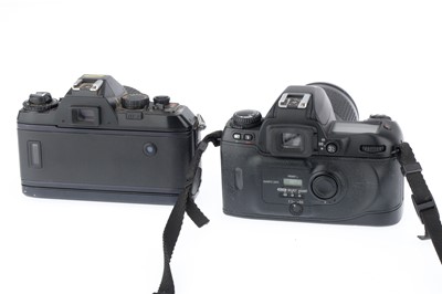 Lot 66 - A Nikon F80 35mm SLR Camera & a Nikon F-301 35mm Camera