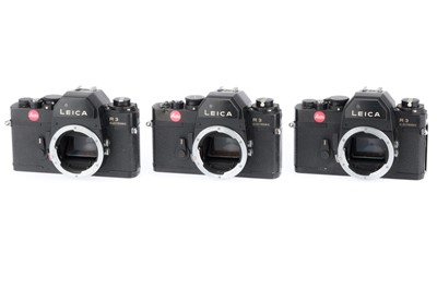 Lot 40 - A Group of Leica R3 Electronic Camera Bodies