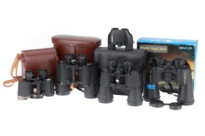 Lot 704 - A Selection of 5 Pairs of Binoculars