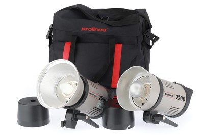 Lot 644 - A Set of Two Elinchrom Prolinca 2500 Studio Flash Heads