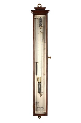Lot 75 - A Victorian Rosewood Sympiesometer