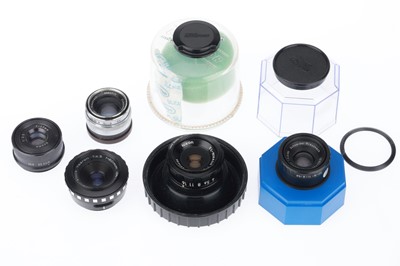 Lot 477 - A Selection of Photographic Enlarging Lenses