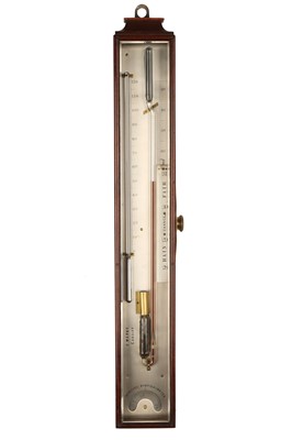 Lot 76 - A Victorian Mahogany Sympiesometer