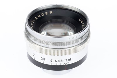 Lot 437 - A Voigtlander Ultron f/2 50mm lens