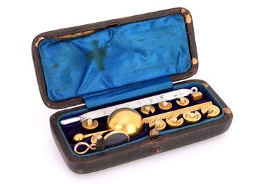 Lot 79 - A Small Pocket Sikes Hydrometer Set