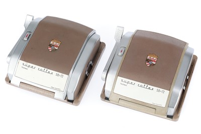 Lot 585 - A Pair of Linhof Super Rollex 56x72 Film Backs