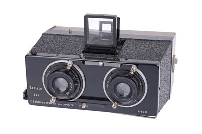 Lot 261 - A Gaumont Stereo Spido Model D Plate Camera