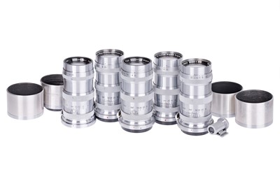 Lot 156 - A Selection of Five Nippon Kogaku Nikkor-Q.C 135mm f/3.5 Lenses