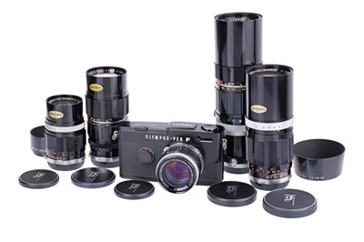 Lot 188 - An Olympus PEN FT Half Frame 35mm SLR Camera