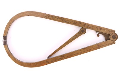 Lot 81 - A Fine Set of French Artillery or Gunners Calipers