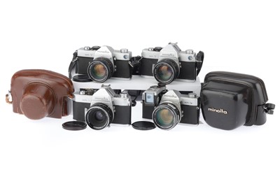 Lot 82 - A Group of Minolta SR Series Cameras