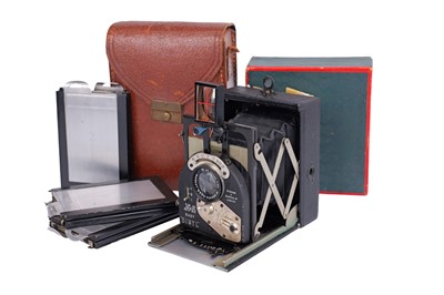 Lot 270 - A Newman & Guardia Baby Sibyl Folding Camera