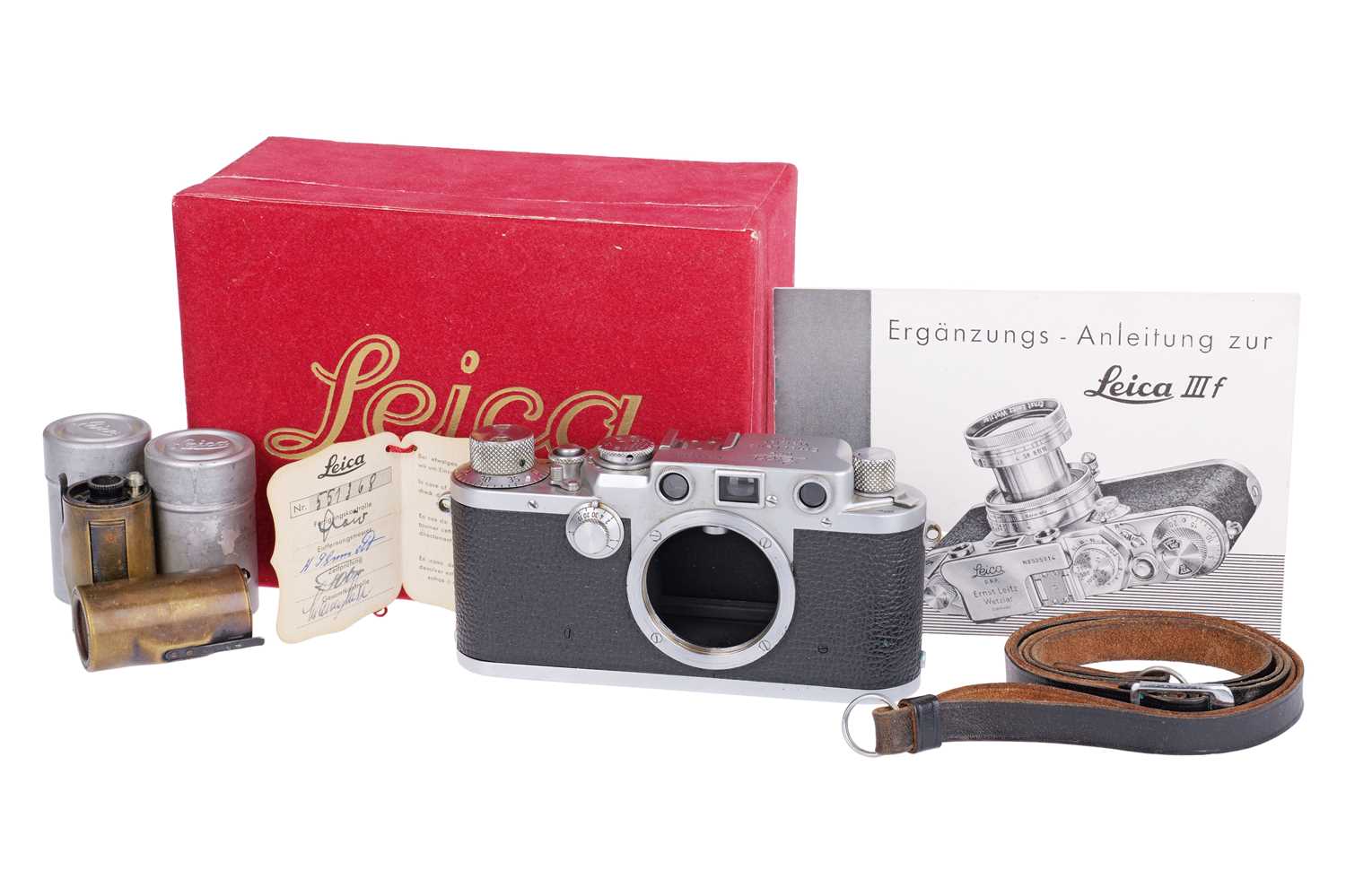 Lot 14 - A Leica IIIf Rangefinder Camera