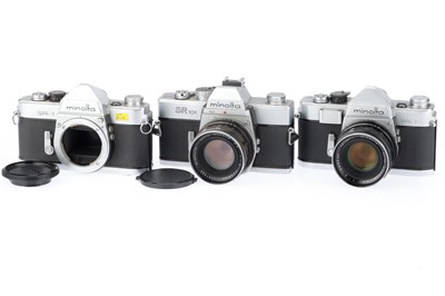 Lot 89 - A Group of Minolta SR Series Cameras