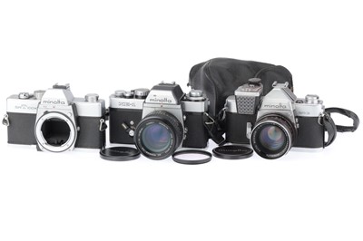 Lot 91 - A Trio of Minolta SLR Cameras