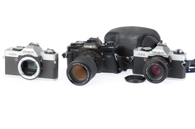 Lot 96 - A Group of Minolta X SLR Cameras
