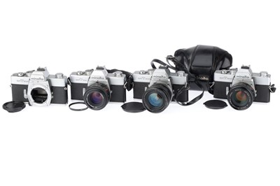 Lot 97 - A Selection of Minolta SRT Series Cameras