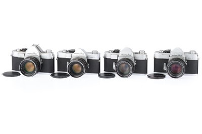 Lot 98 - A Group of Minolta SR-1 SLR Cameras