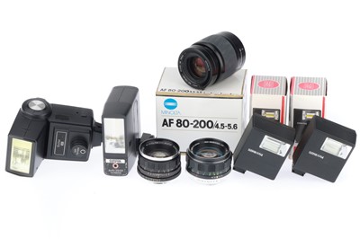 Lot 439 - A Selection of Minolta Lenses
