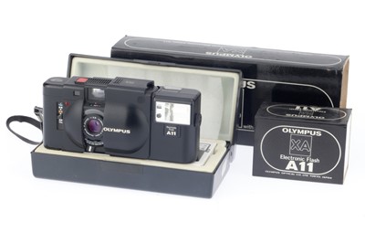 Lot 205 - An Olympus XA Rangefinder Camera