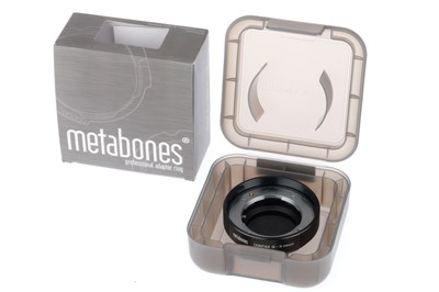 Lot 589 - A Metabones Contax G to X Mount Adapter