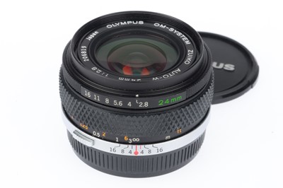 Lot 374 - An Olympus Zuko Auto-W f/2.8 24mm Lens