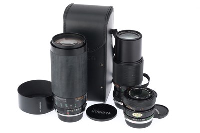 Lot 375 - A Group of Zoom Lenses for OM Cameras
