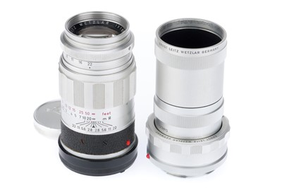 Lot 35 - A Leitz Wetzlar Elmarit f/2.8 90mm Lens