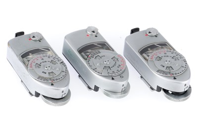 Lot 53 - A Group of Leitz Leica Meter Exposure Meters