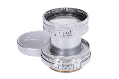 Lot 27 - A Leitz Summitar f/2 50mm Lens