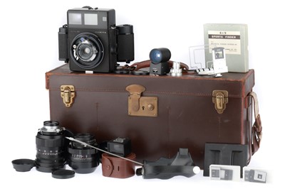 Lot 240 - A Mamiya Super 23 Medium Format Rangefinder Camera Outfit, 