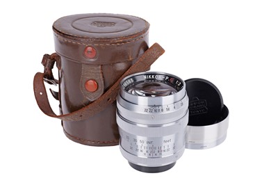 Lot 155 - A Nikon Nikkor-P.C f/2 85mm Lens