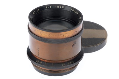 Lot 379 - An Aldis Anastigmat f/4.5 9.5 inch No.19 Lens