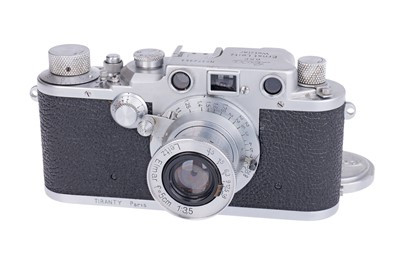 Lot 11 - A Leica IIIc 'Tiranty Paris' Rangefinder Camera