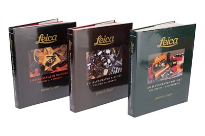 Lot 110 - A Set of James L. Lager 'An Illustrated History' Leica Books