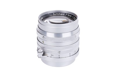 Lot 25 - A Leitz Summarit f/1.5 50mm Lens