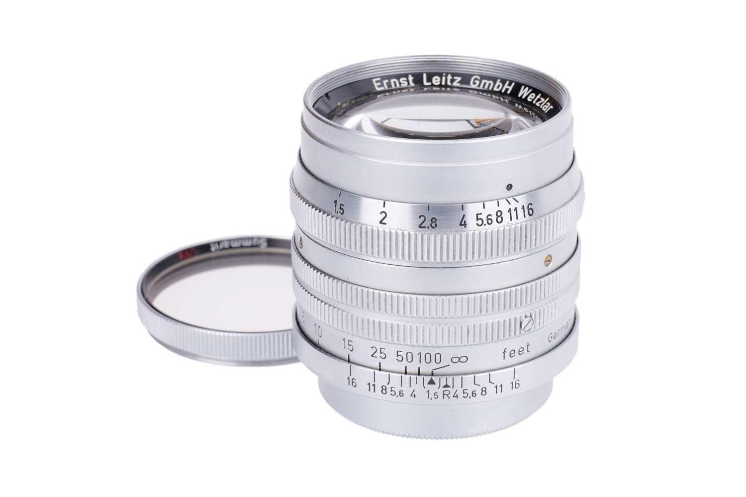 Lot 25 - A Leitz Summarit f/1.5 50mm Lens