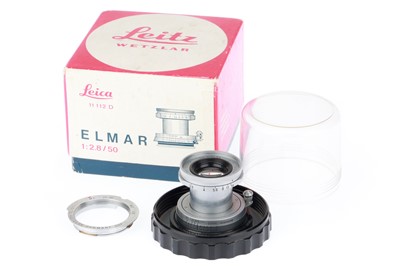 Lot 372 - A Leitz Wetzlar Elmar f/2.8 5cm Collapsible Lens