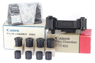 Lot 417 - A Selection of Canon 250 Exposure Accessories