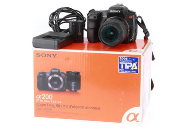 Lot 191 - A Sony Alpha200 Digital SLR Camera