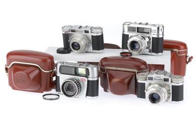 Lot 181 - A Selection of Braun 35mm Cameras