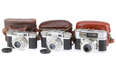 Lot 184 - A Selection of Braun 35mm Cameras