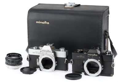 Lot 113 - A Pair of Minolta SRT101 Camera Bodies